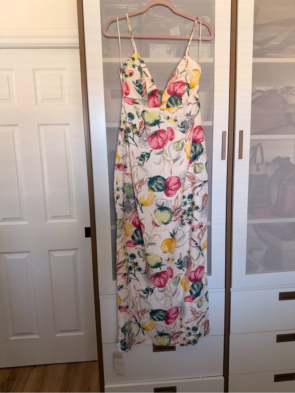 Abercrombie & Fitch Floral Maxi Dress — Pink, Yellow, Green